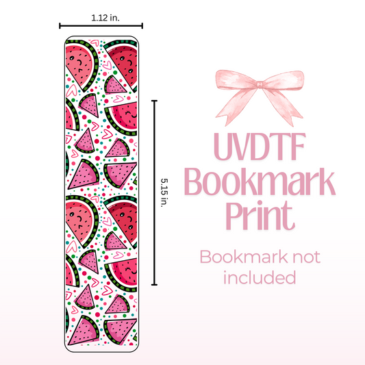 Watermelon Double Sided Bookmark