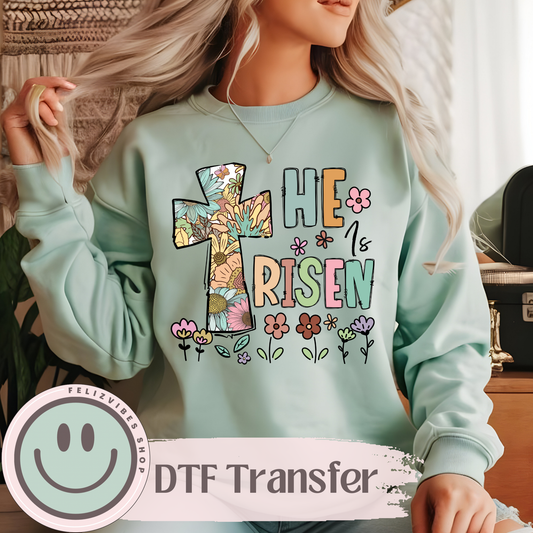 He Is Risen DTF Print