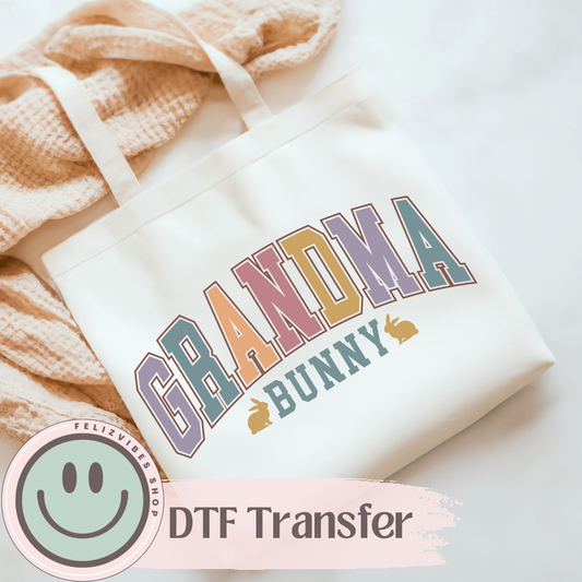 Grandma Bunny DTF