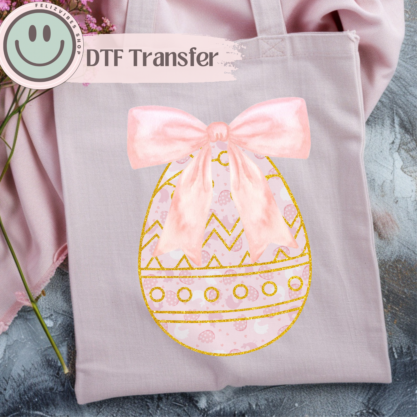 Coquette Easter Egg DTF