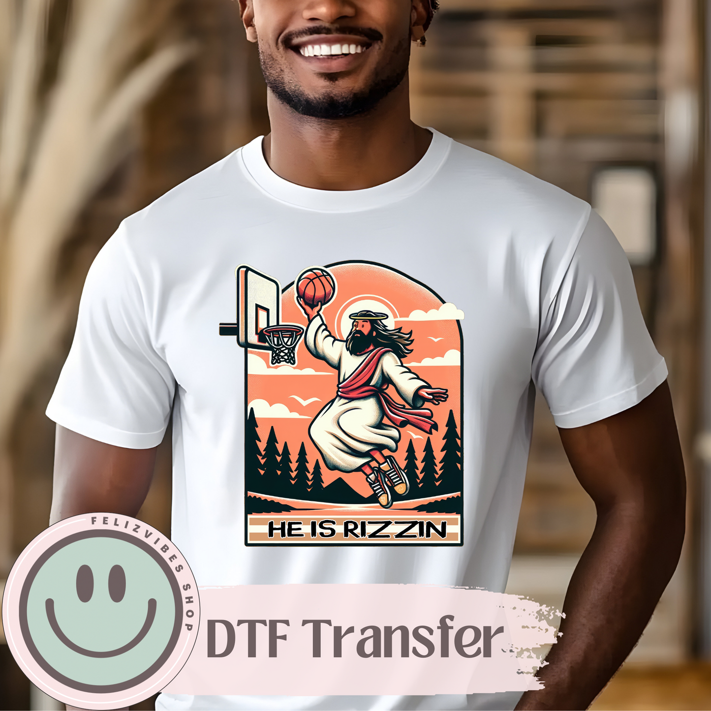 He is Rizzin Adult DTF Print