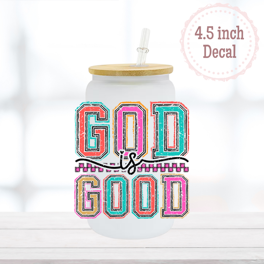 God is Good UVDTF Decal