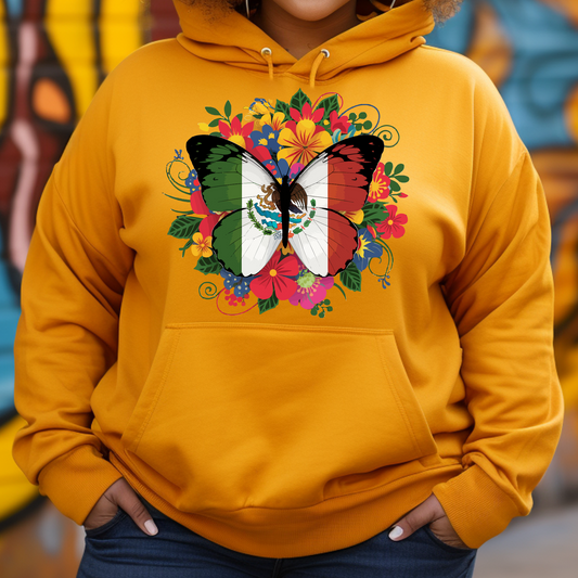 Mexico Butterfly DTF Print