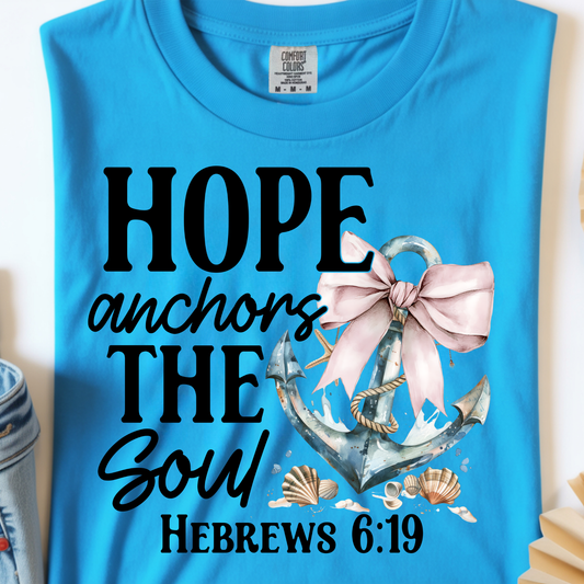 Hope Anchors DTF Print