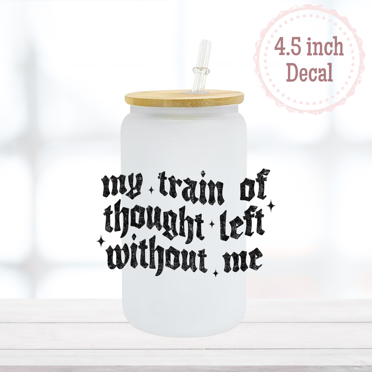 Train of Thought UVDTF Decal