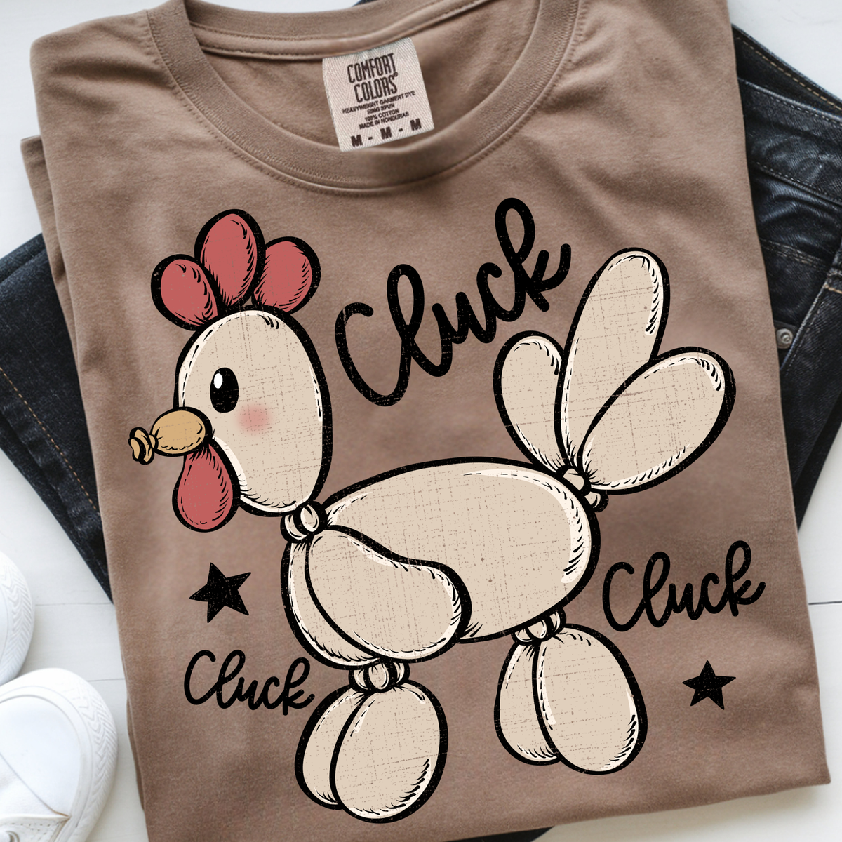 Balloon Chicken DTF Print Adult & Kids