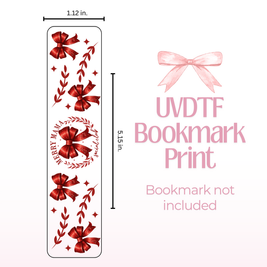 Merry Mama Double Sided Bookmark