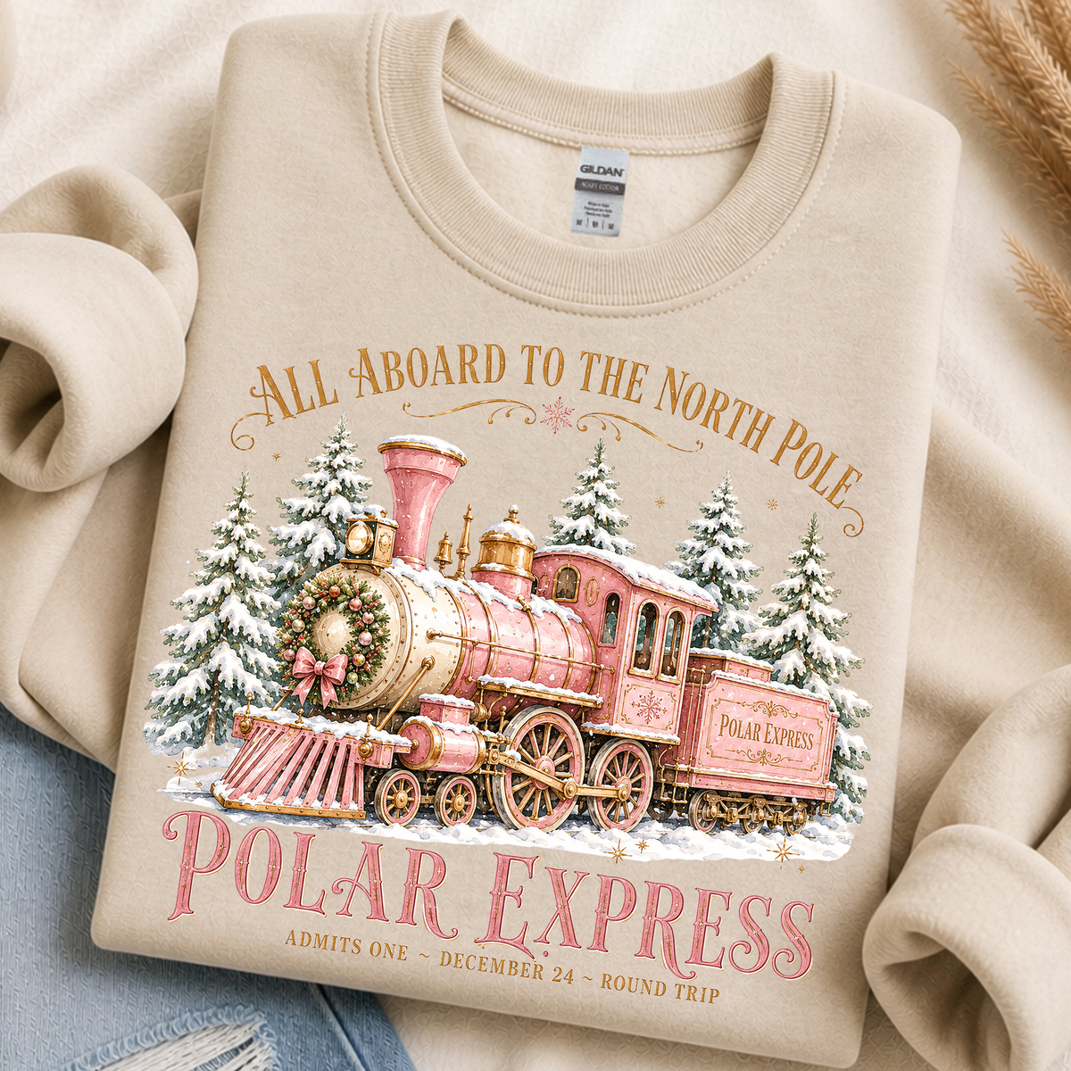 Polar Express DTF Print