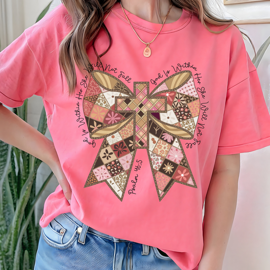 God Within Her Bow DTF Print