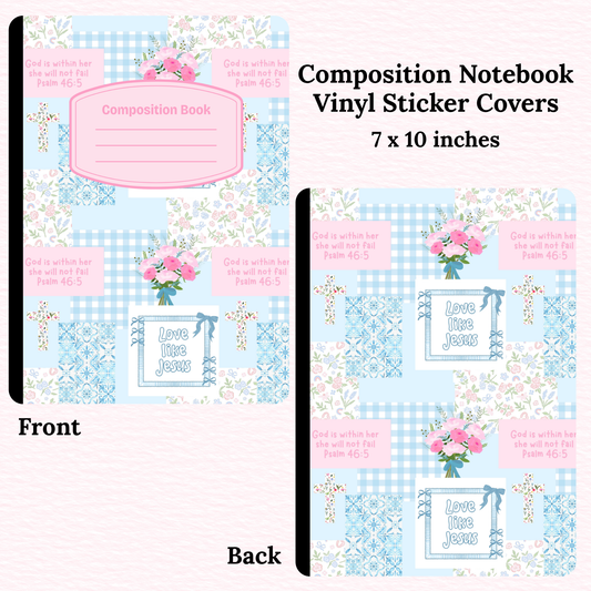 Love Like Jesus Composition Notebook Vinyl Cover