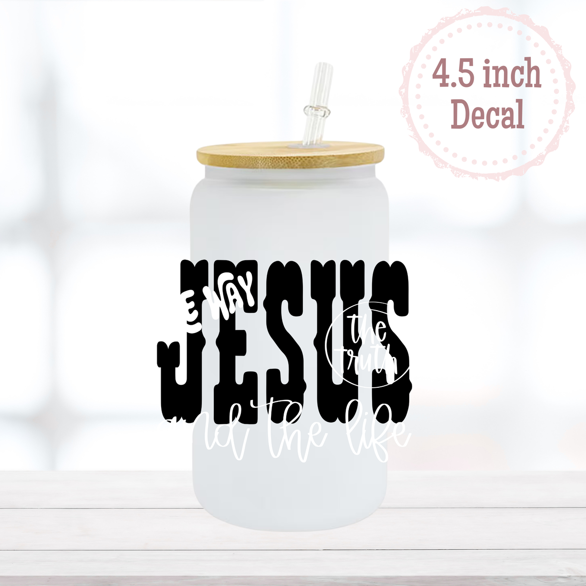 Jesus the Way UVDTF Decal
