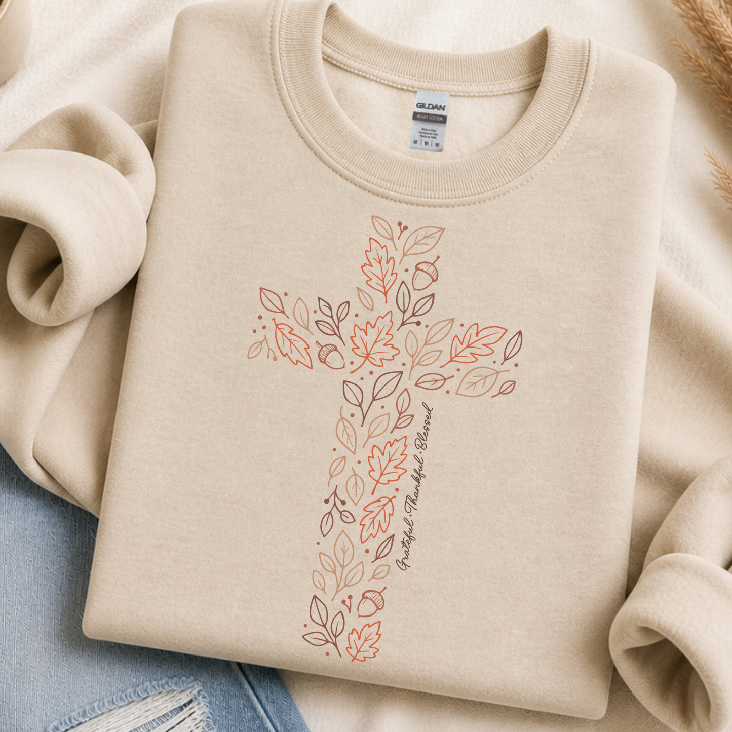 Autumn Cross DTF Print