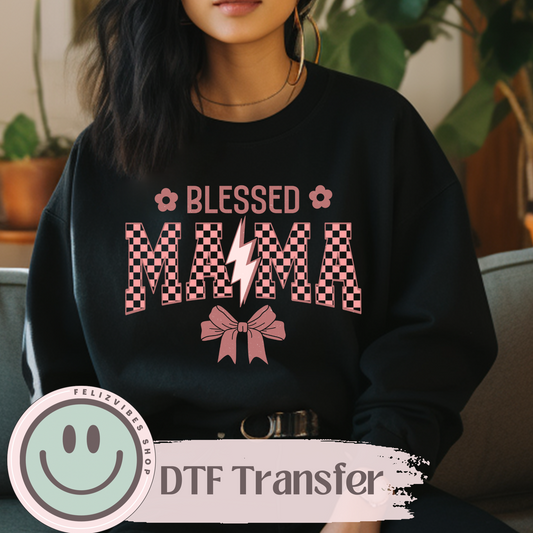 Blessed Mama DTF Print