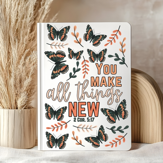 You Make All Things New A5 Notebook Decal