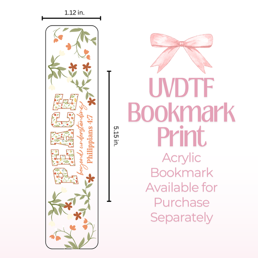 Peace Double Sided Bookmark