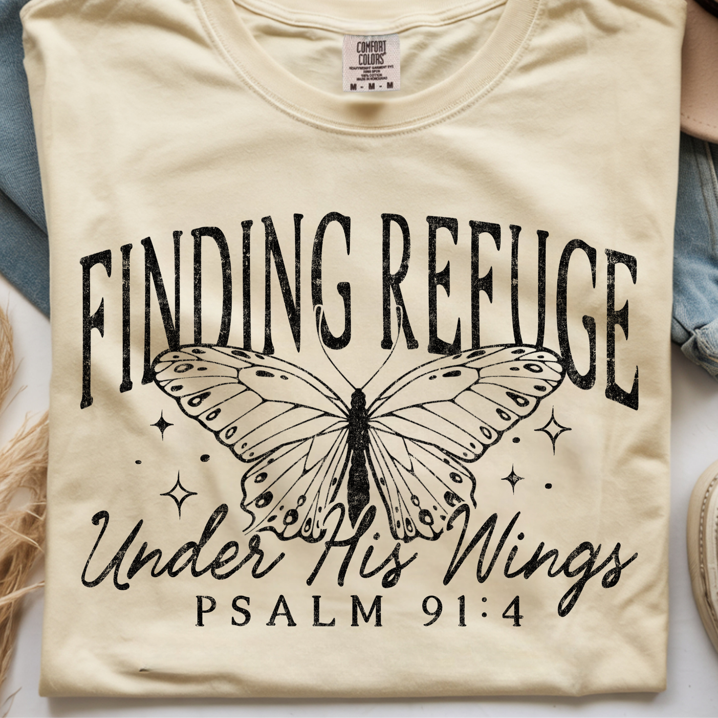 Refuge Under His Wings DTF Print