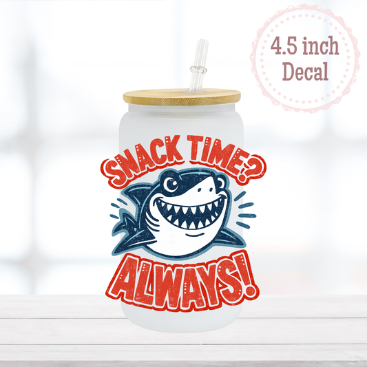 Snack Time UVDTF Decal