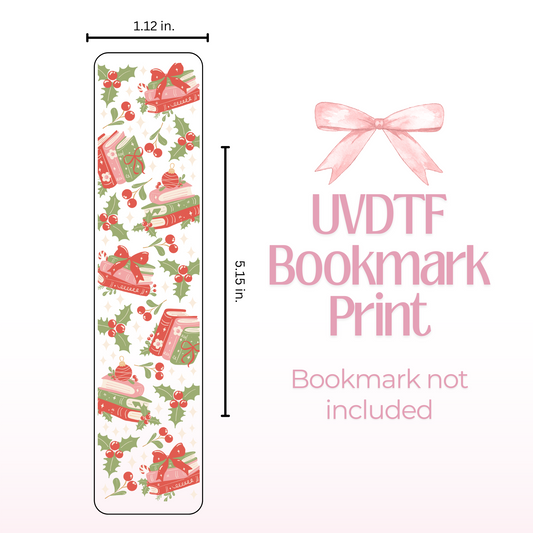 Christmas Books Double Sided Bookmark