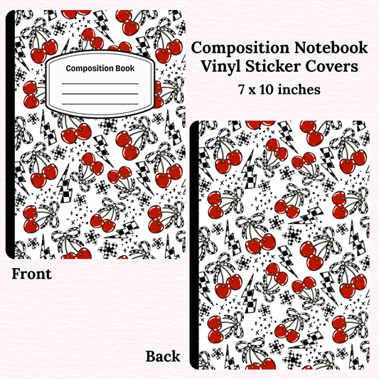 Cherries Composition Notebook Vinyl Cover
