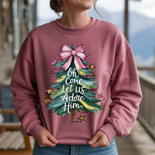 Let us Adore Him DTF Print