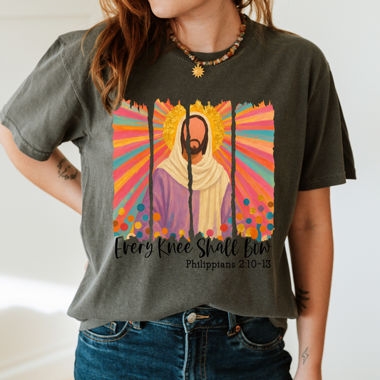 Knee Shall Bow DTF Print