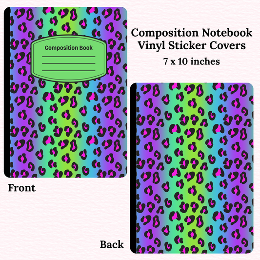 Animal Print Composition Notebook Vinyl Cover