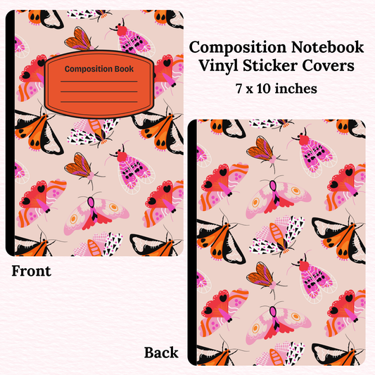 Butterflies Composition Notebook Vinyl Cover