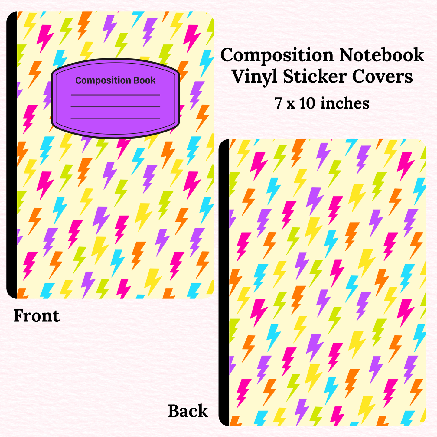 Thunderbolts Composition Notebook Vinyl Cover