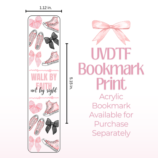 Walk by Faith Double Sided Bookmark