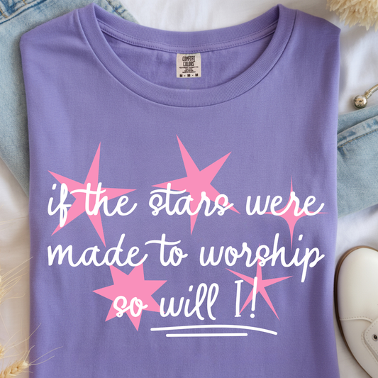 Stars Worship DTF Print