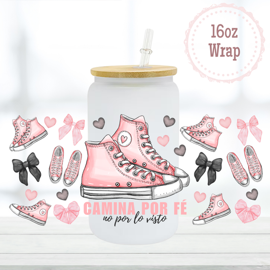 Camina Por Fe16oz UVDTF Cup Wrap