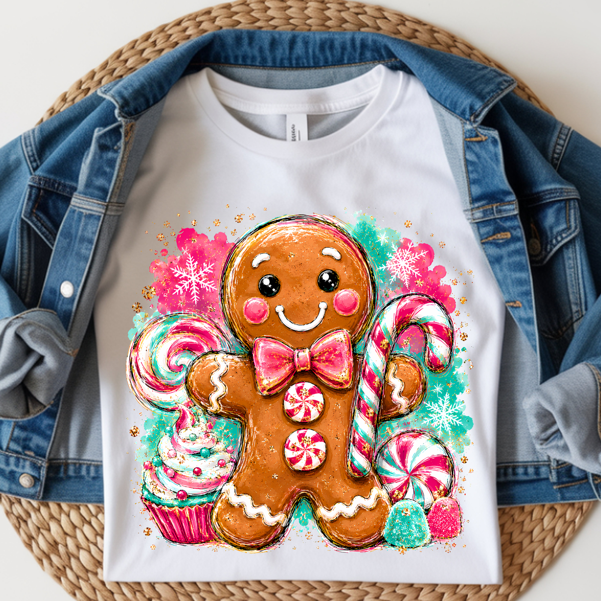 Gingerbread DTF Print