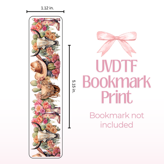 Western Double Sided Bookmark