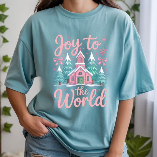Joy to the World DTF Print