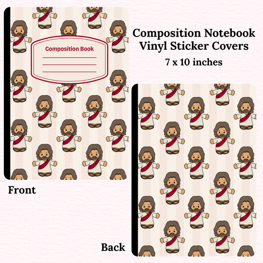 Jesus Composition Notebook Vinyl Cover