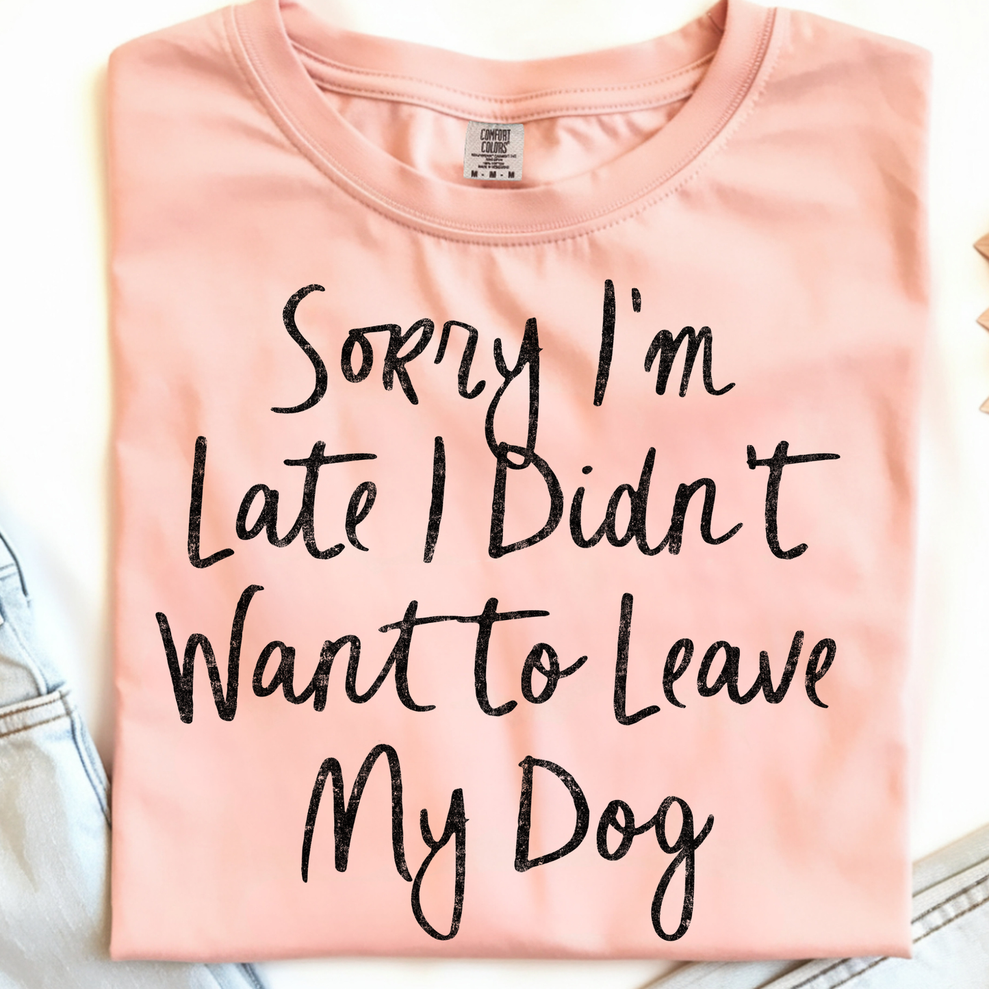 Leave My Dog DTF Print