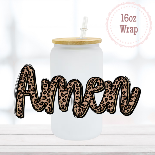Amen 16oz UVDTF Cup Wrap