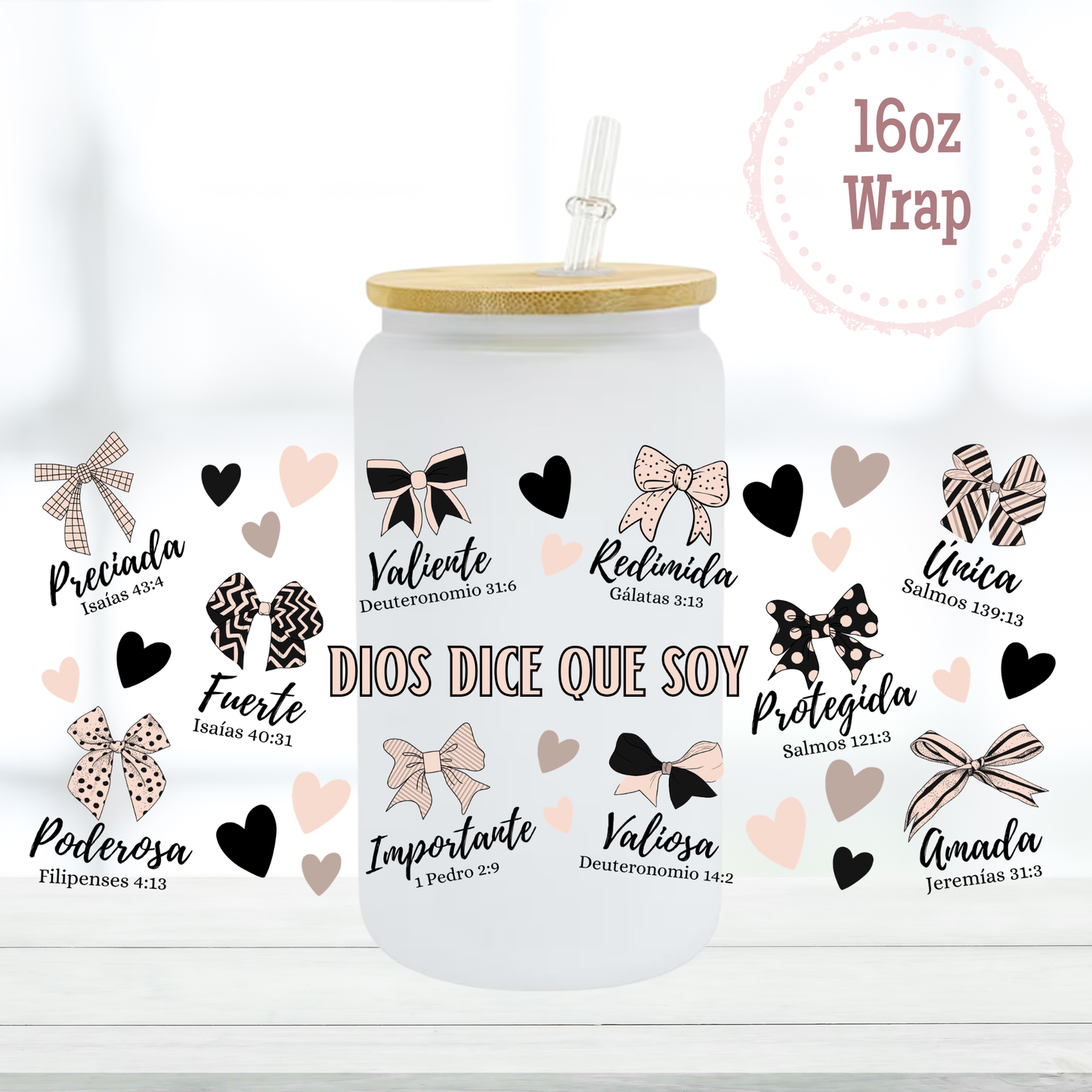 Dios Dice 16oz UVDTF Cup Wrap