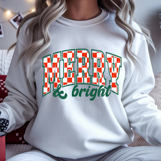 Merry & Bright DTF Print