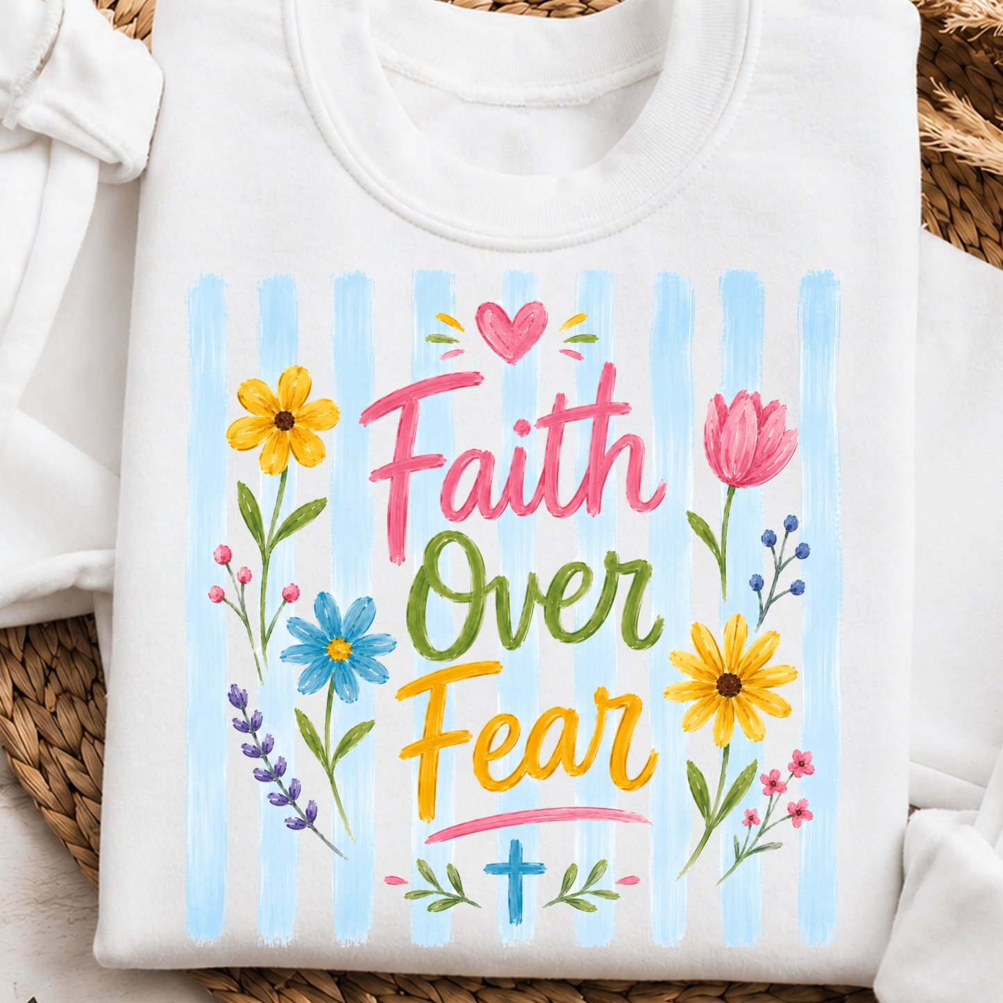 Faith Over Fear DTF Print