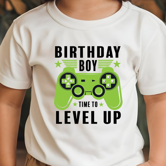 Birthday Boy Kids DTF Print
