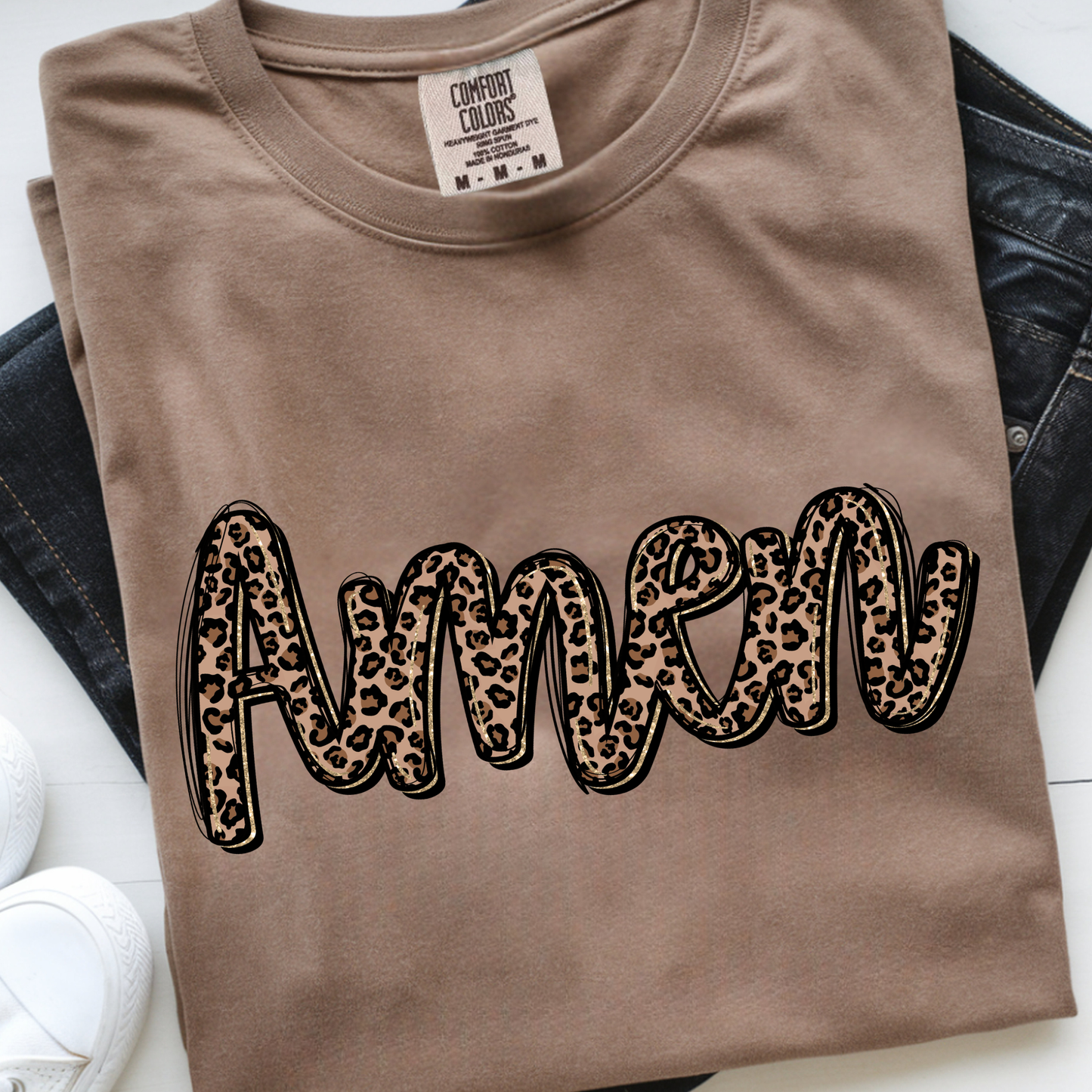 Amen Cheetah Print DTF Print