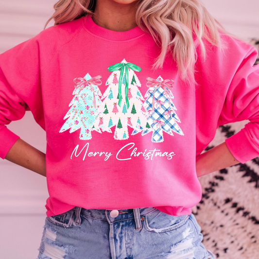 Preppy Trees DTF Print