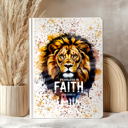 Fearless in Faith A5 Notebook Decal