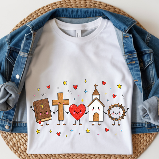 Church Cuties Kids DTF Print