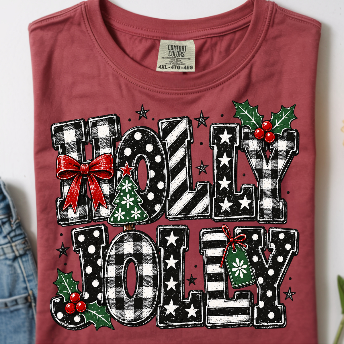 Holly Jolly DTF Transfer