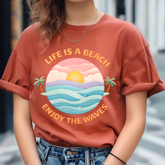 Life is a Beach DTF Print
