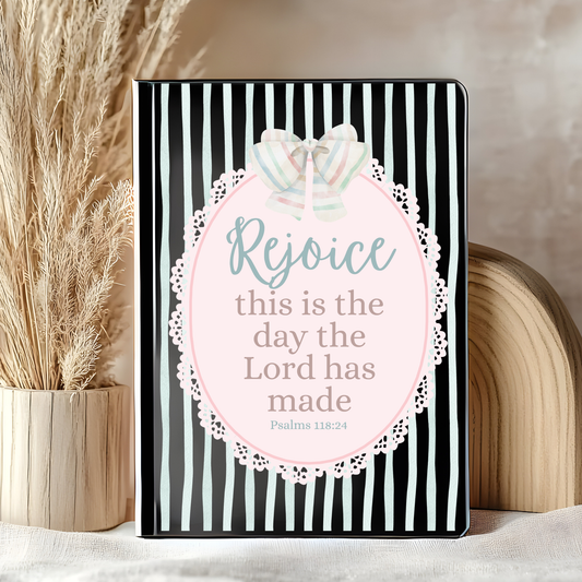 Rejoice A5 Notebook Decal