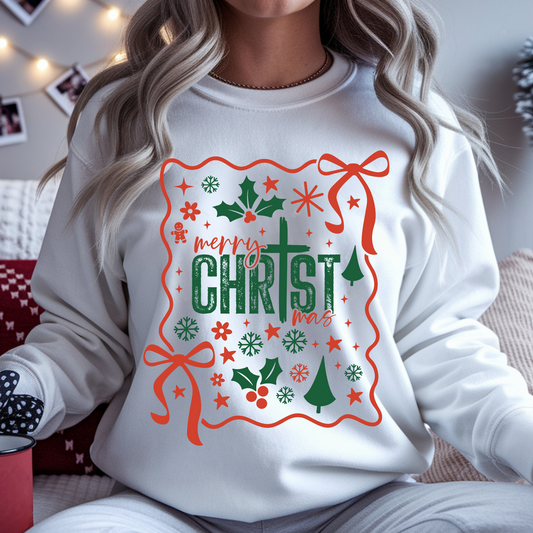 Merry CHRISTmas DTF Print