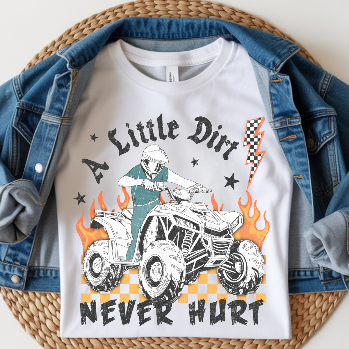 A Little Dirt DTF Print